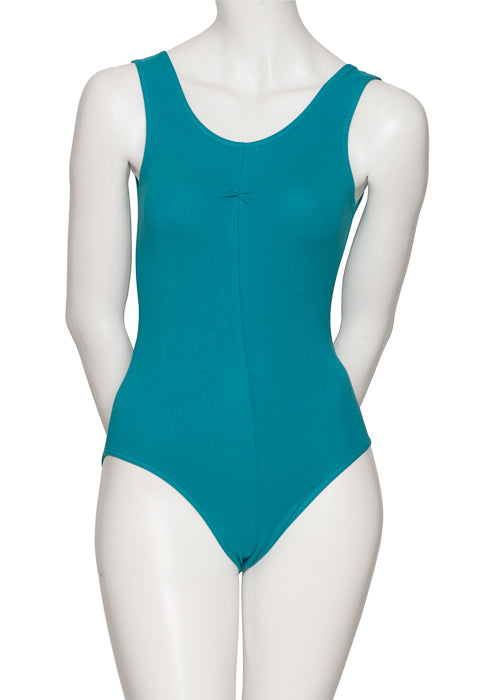 KDC038 Ruched Women's All Colours Cotton Sleeveless Ballet Dance Leotard