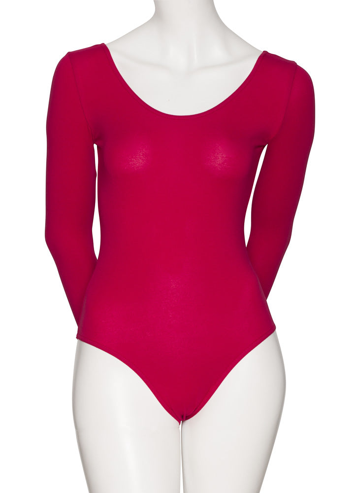 KDC039 Women's All Colours Cotton Long Sleeve Ballet Dance Leotard