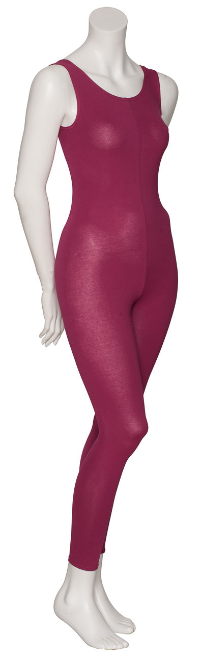 KDC056 Women's All Colours Cotton Sleeveless Footless Catsuit Unitard