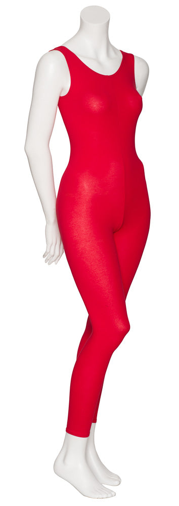 KDC056 Women's All Colours Cotton Sleeveless Footless Catsuit Unitard