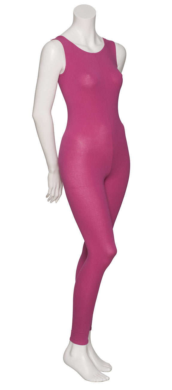KDC056 Women's All Colours Cotton Sleeveless Footless Catsuit Unitard