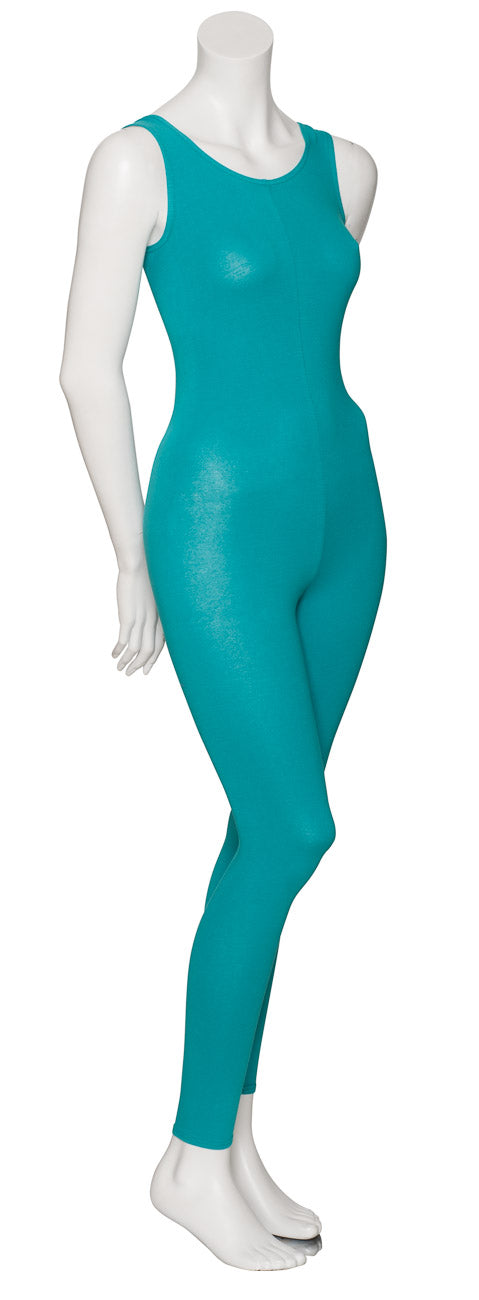 KDC056 Women's All Colours Cotton Sleeveless Footless Catsuit Unitard