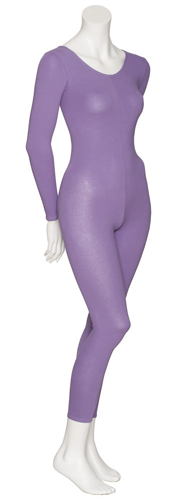 KDC057 Women's All Colours Cotton Long Sleeve Footless Catsuit Unitard