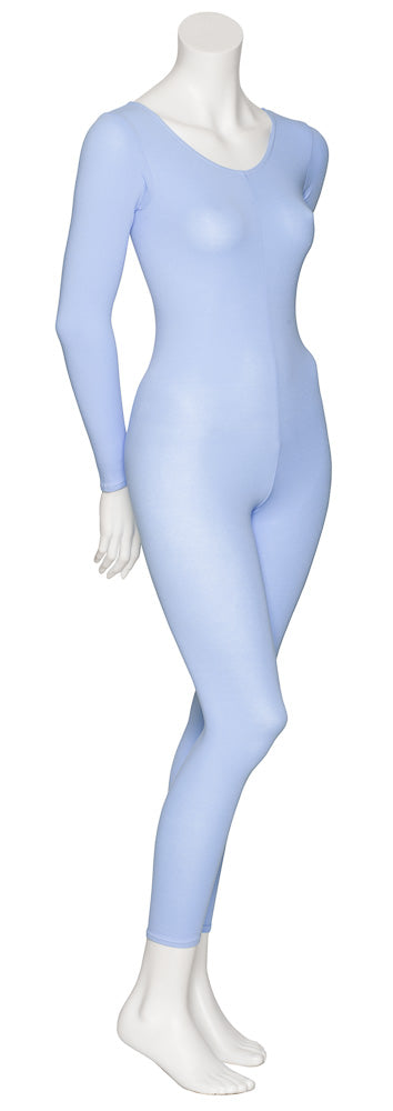 KDC057 Women's All Colours Cotton Long Sleeve Footless Catsuit Unitard