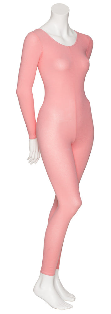 KDC057 Women's All Colours Cotton Long Sleeve Footless Catsuit Unitard