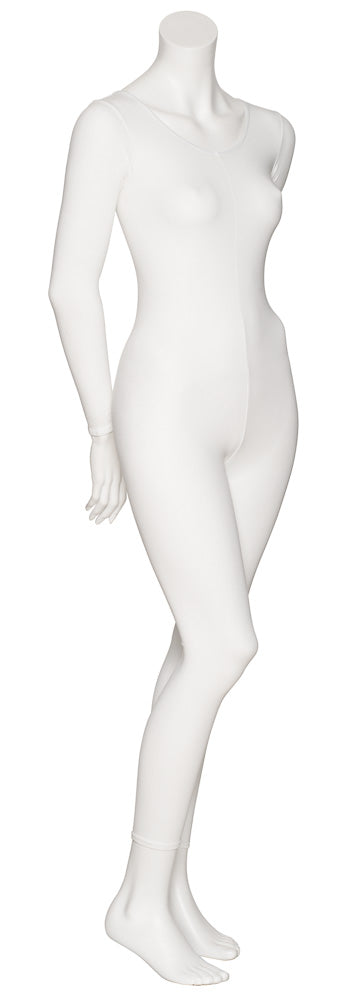 KDC057 Women's All Colours Cotton Long Sleeve Footless Catsuit Unitard