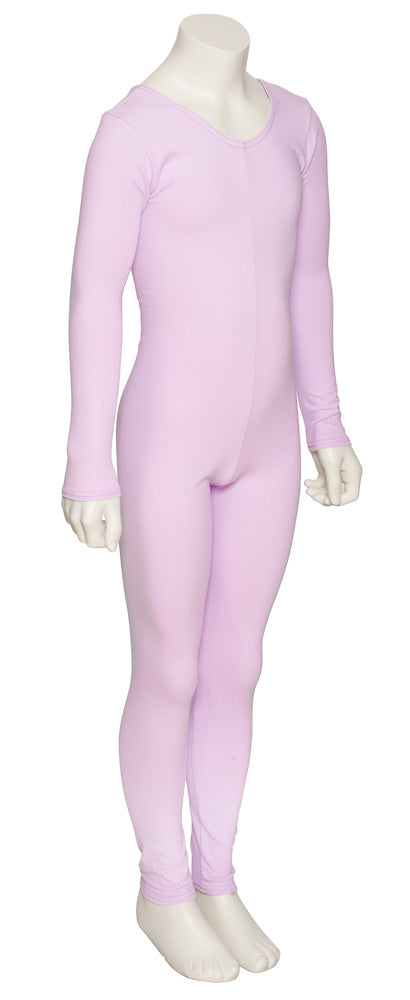 KDC057 Girls All Colours Cotton Long Sleeve Footless Catsuit Unitard