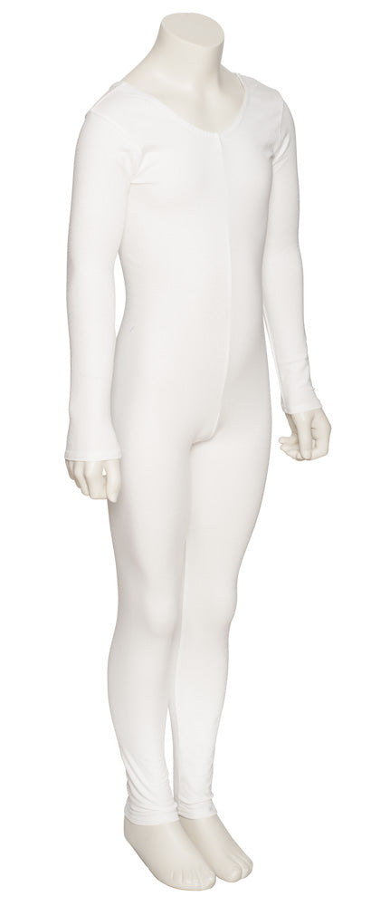 KDC057 Girls All Colours Cotton Long Sleeve Footless Catsuit Unitard