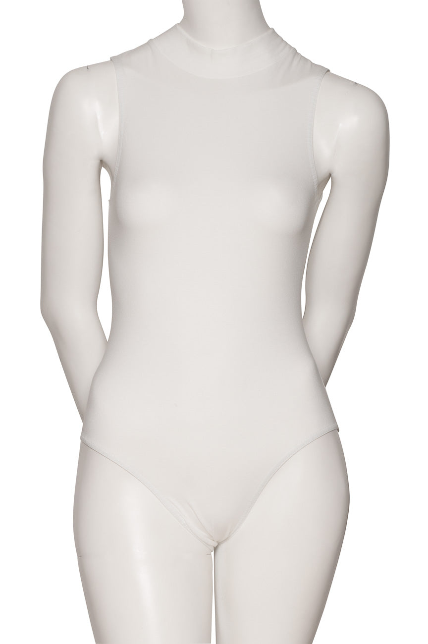 KDGC014 Women's All Colours High Neck Cotton Sleeveless Leotard