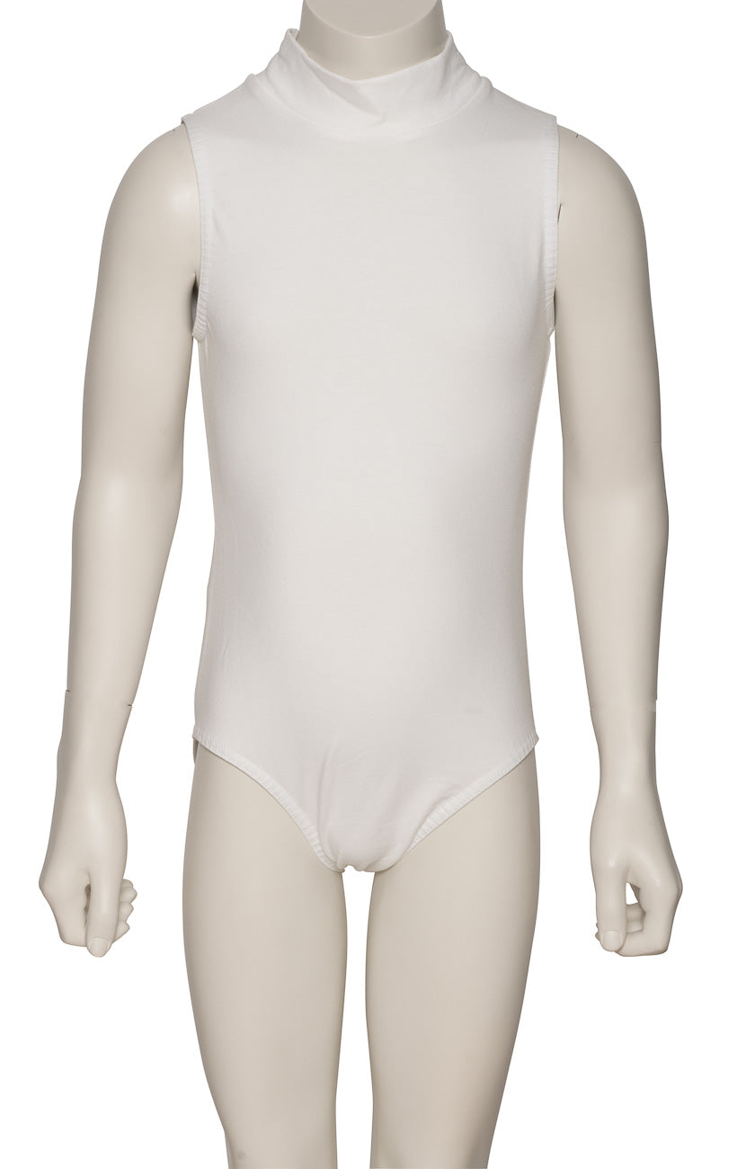 KDGC014 Girls All Colours High Neck Cotton Sleeveless Leotard