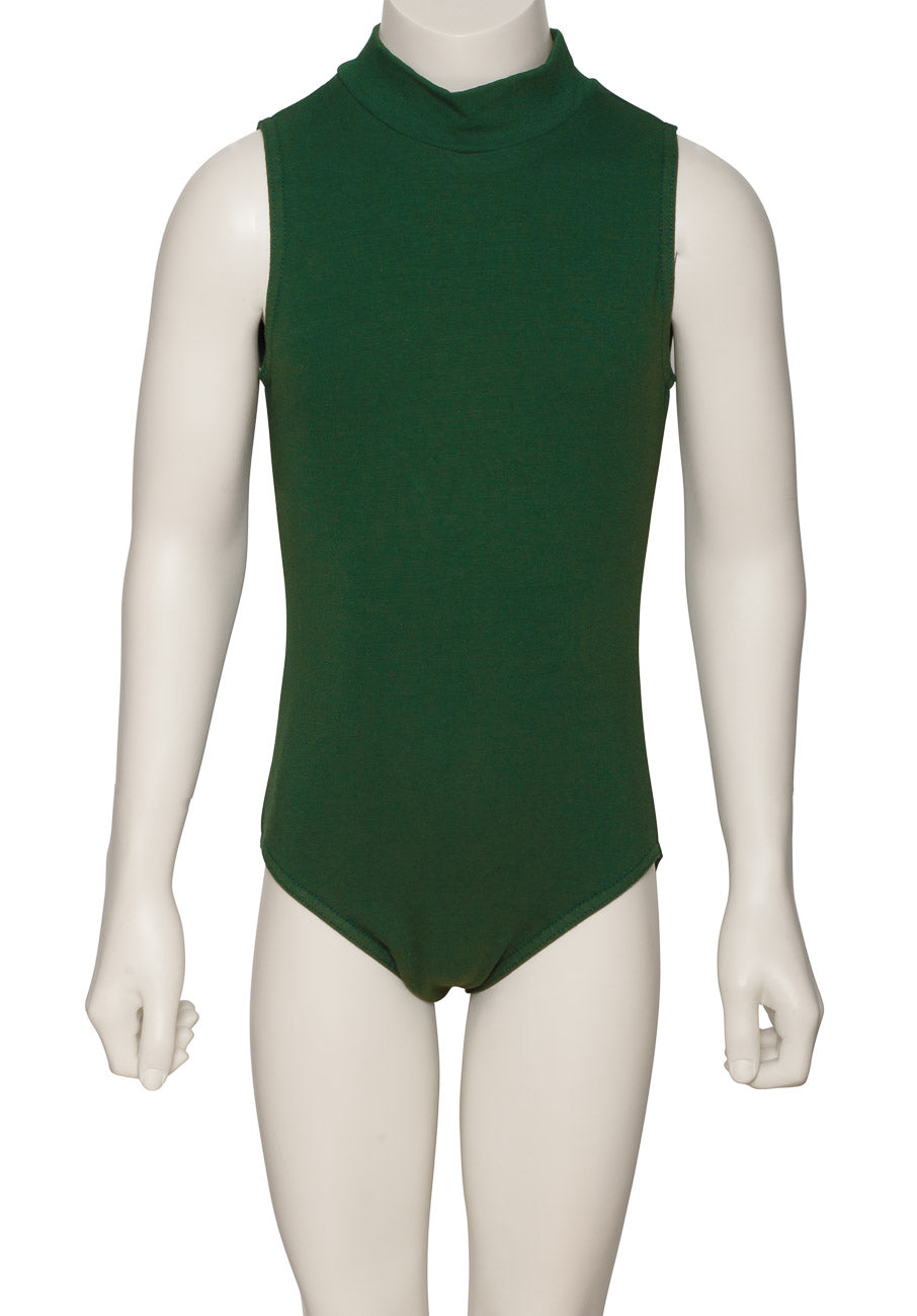KDGC014 Girls All Colours High Neck Cotton Sleeveless Leotard