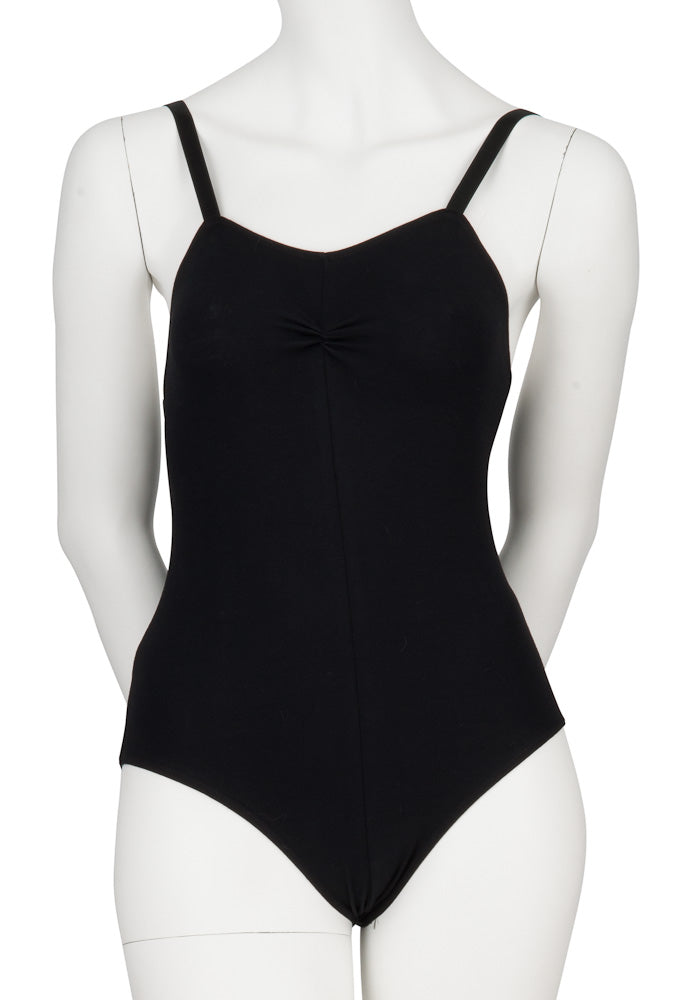 KDC021 Ballet Dance Cotton Ruched Camisole Leotard RAD & ISTD All Colours