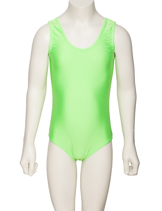 KDC026 Girls All Colours Nylon Lycra Sleeveless Plain Dance Gymnastics Leotard