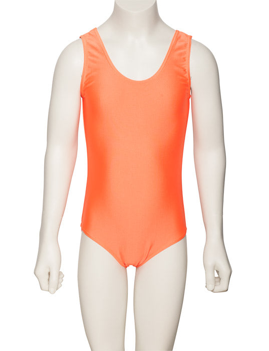 KDC026 Girls All Colours Nylon Lycra Sleeveless Plain Dance Gymnastics Leotard