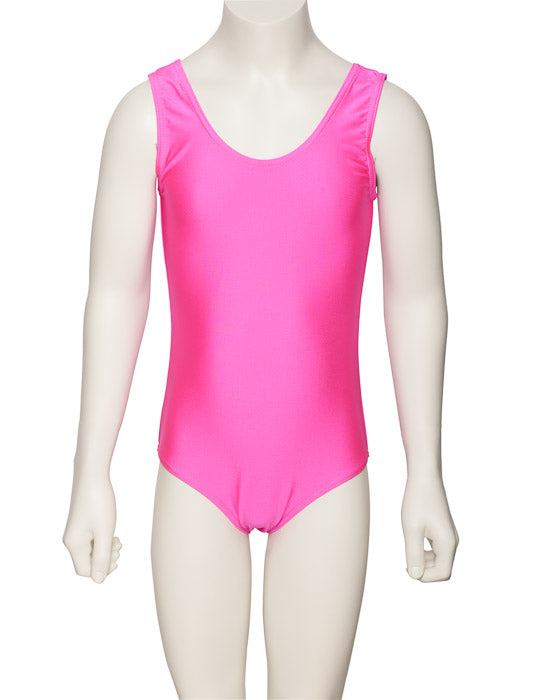 KDC026 Girls All Colours Nylon Lycra Sleeveless Plain Dance Gymnastics Leotard
