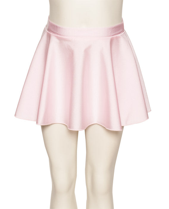 KDSK01 Girls All Colours Nylon Lycra Pull On Circular Dance Skirt