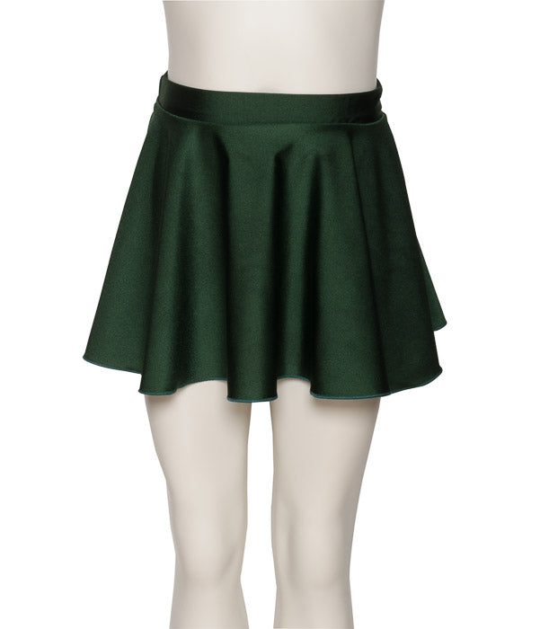 KDSK01 Girls All Colours Nylon Lycra Pull On Circular Dance Skirt