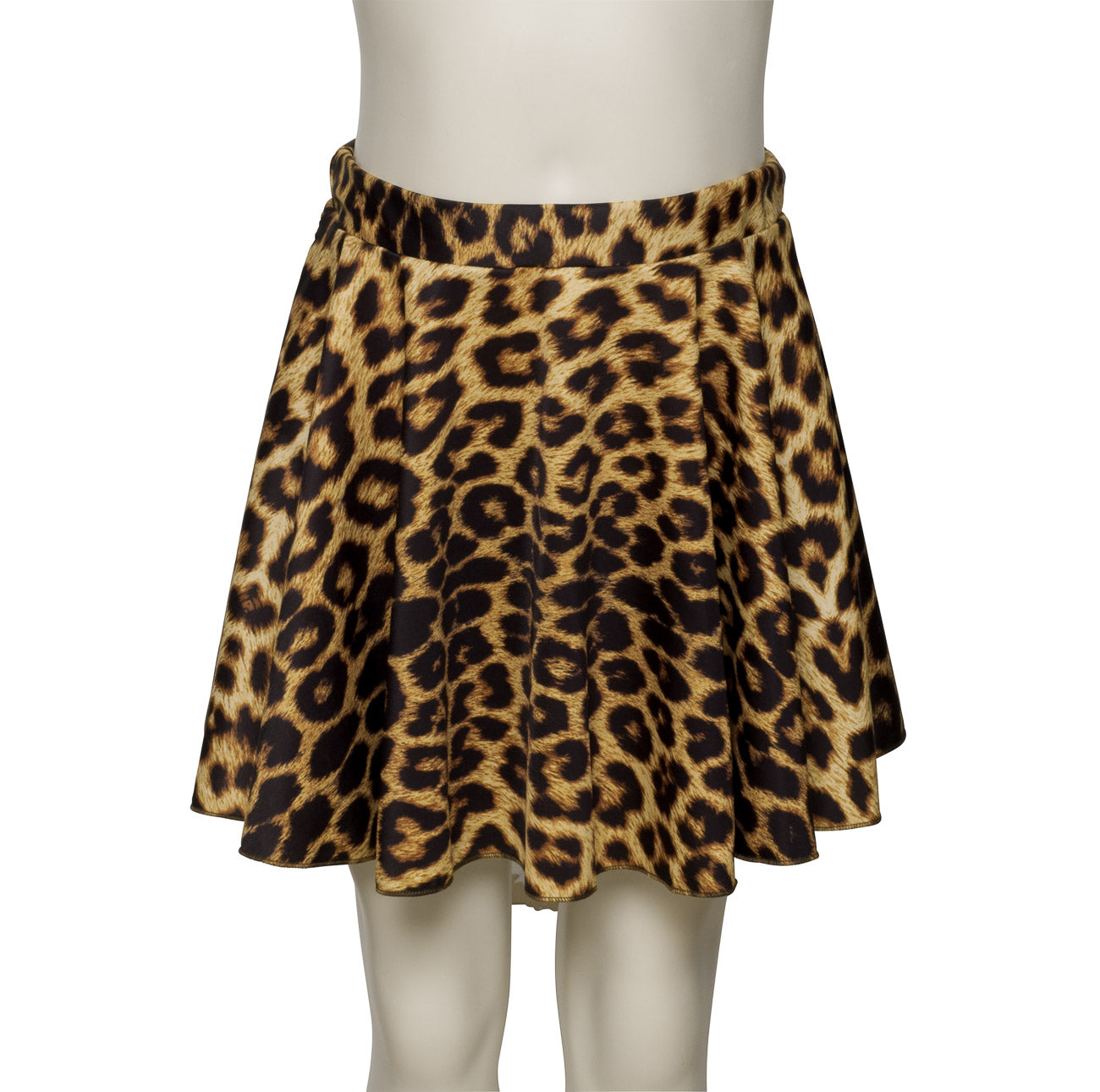 KDSK01 All Colours Girls Ladies Variety Of Animal Prints Pull On Circular Dance Skirt