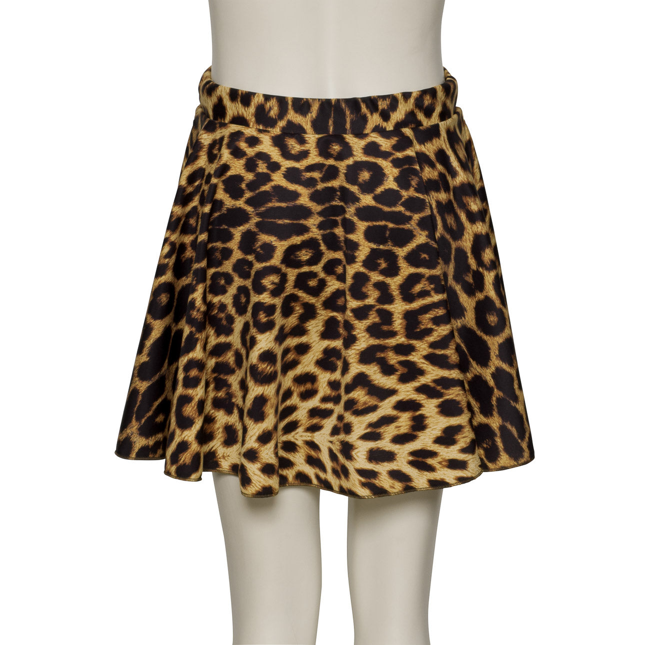 KDSK01 All Colours Girls Ladies Variety Of Animal Prints Pull On Circular Dance Skirt