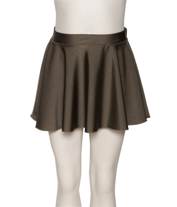 KDSK01 Girls All Colours Nylon Lycra Pull On Circular Dance Skirt