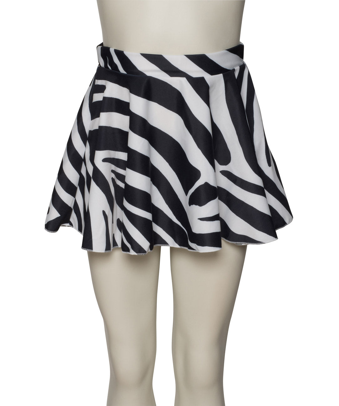 KDSK01 All Colours Girls Ladies Variety Of Animal Prints Pull On Circular Dance Skirt