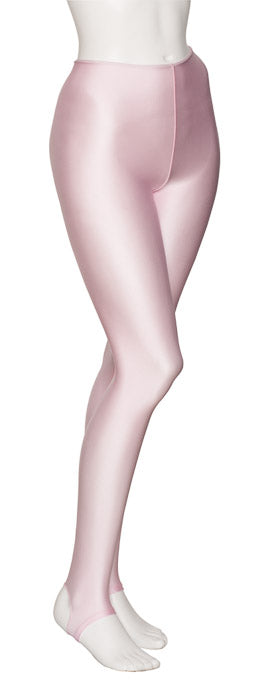 KDT001 Girls All Colours Shiny Nylon Lycra Dance Tights Leggings With Stirrups