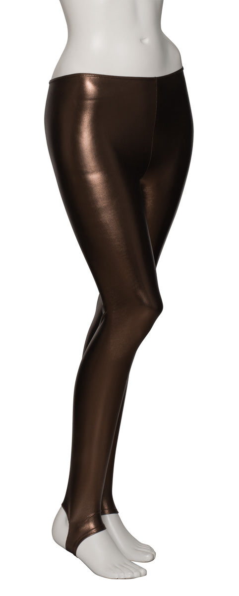KDT001 Women's All Colours Shiny METALLIC Shiny Dance Tights Leggings With Stirrups