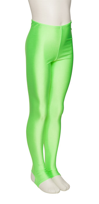 KDT001 Girls All Colours Shiny Nylon Lycra Dance Tights Leggings With Stirrups