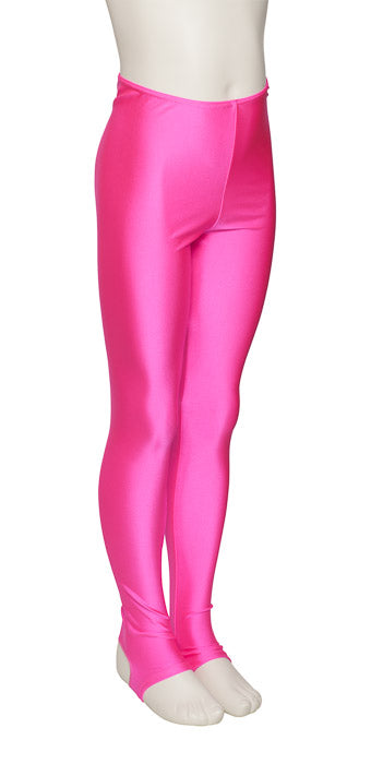 KDT001 Girls All Colours Shiny Nylon Lycra Dance Tights Leggings With Stirrups