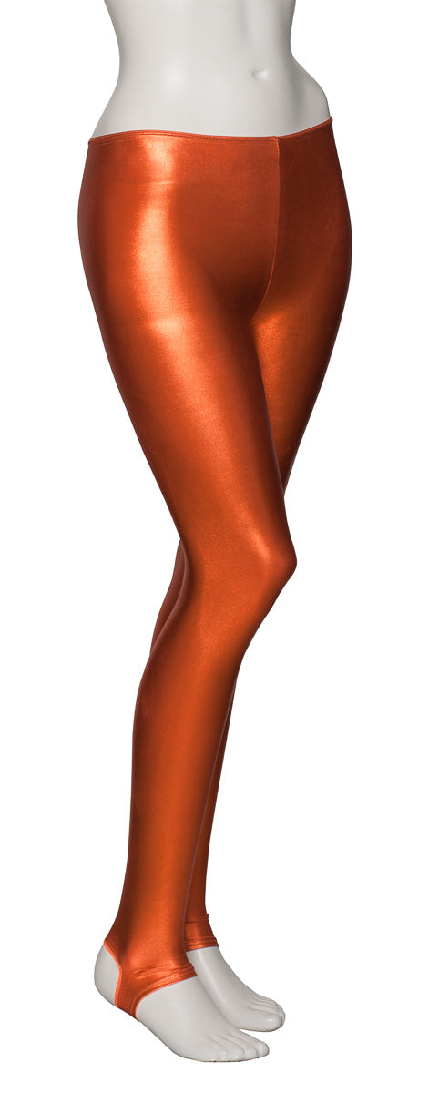 KDT001 Women's All Colours Shiny METALLIC Shiny Dance Tights Leggings With Stirrups