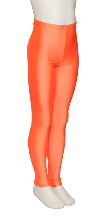 KDT002 Girls All Colours Shiny Nylon Lycra Dance Tights Footless Leggings