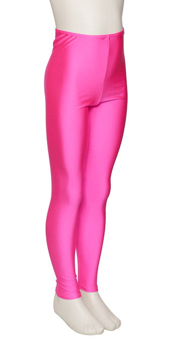 KDT002 Girls All Colours Shiny Nylon Lycra Dance Tights Footless Leggings