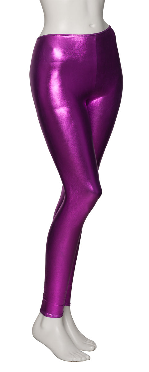 KDT002 Women's All Colours Shiny METALLIC Shiny Dance Footless Tights Leggings