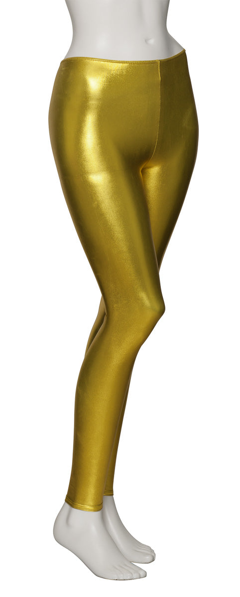 KDT002 Women's All Colours Shiny METALLIC Shiny Dance Footless Tights Leggings