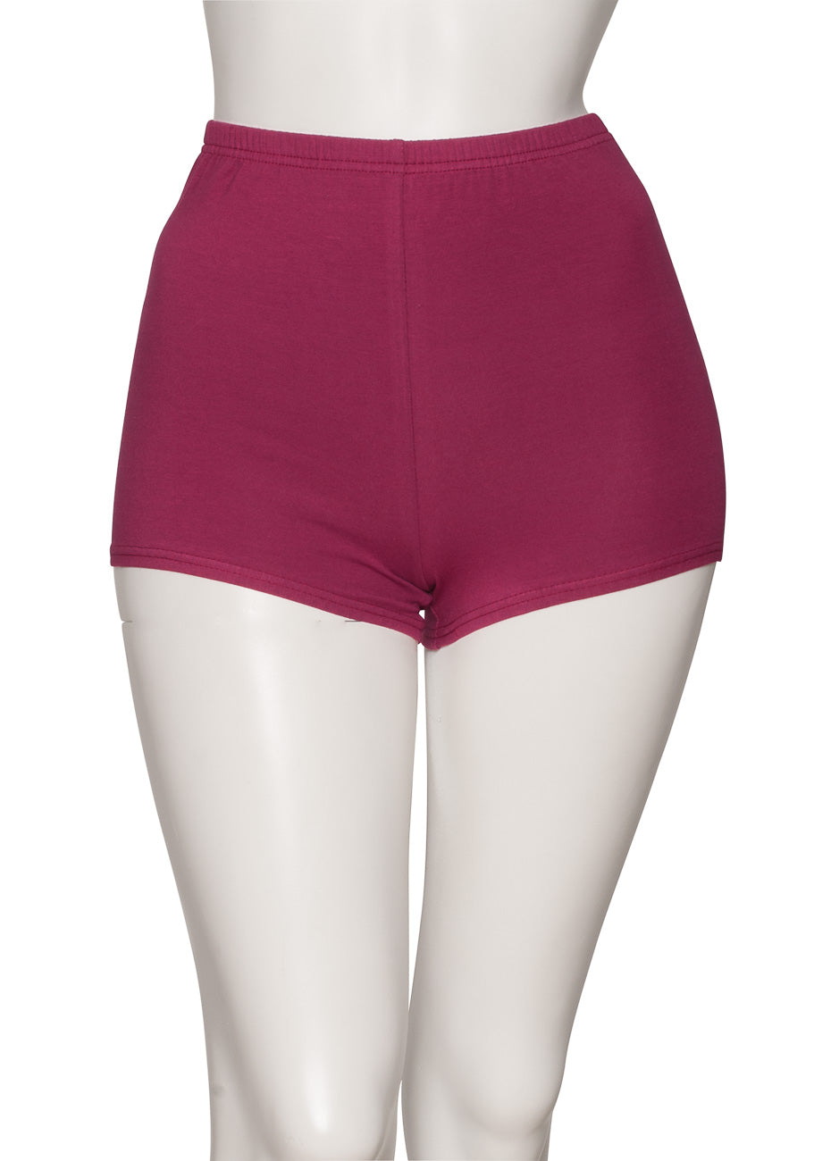 KHPC-5 Women's All Colours Cotton Dance Gymnastics Running Shorts Hot Pants