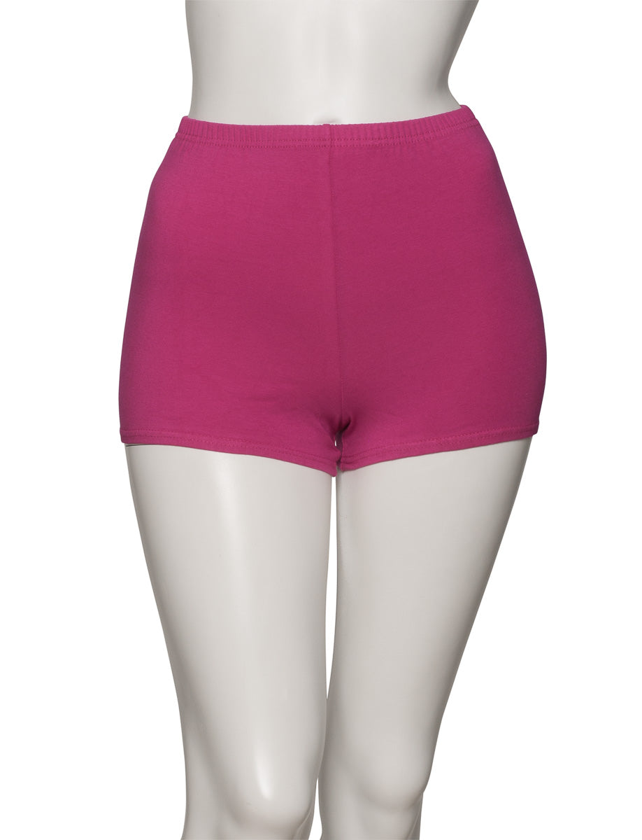 KHPC-5 Women's All Colours Cotton Dance Gymnastics Running Shorts Hot Pants