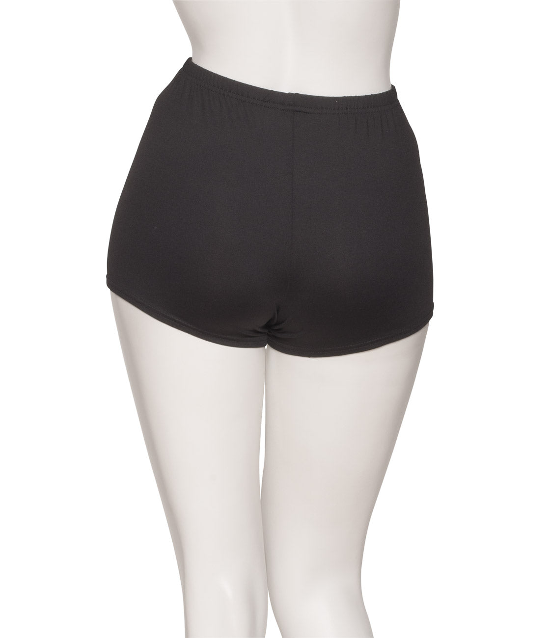 KHPT-5 All Sizes Black Matt Lycra TACTEL Dance Fitness Gym Gym Hot Pants Shorts