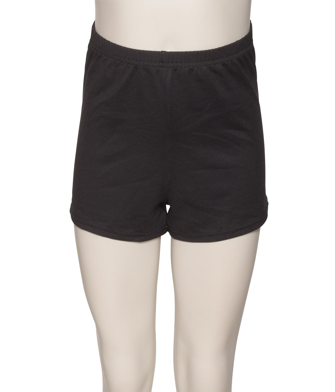 KHPT-5 All Sizes Black Matt Lycra TACTEL Dance Fitness Gym Gym Hot Pants Shorts