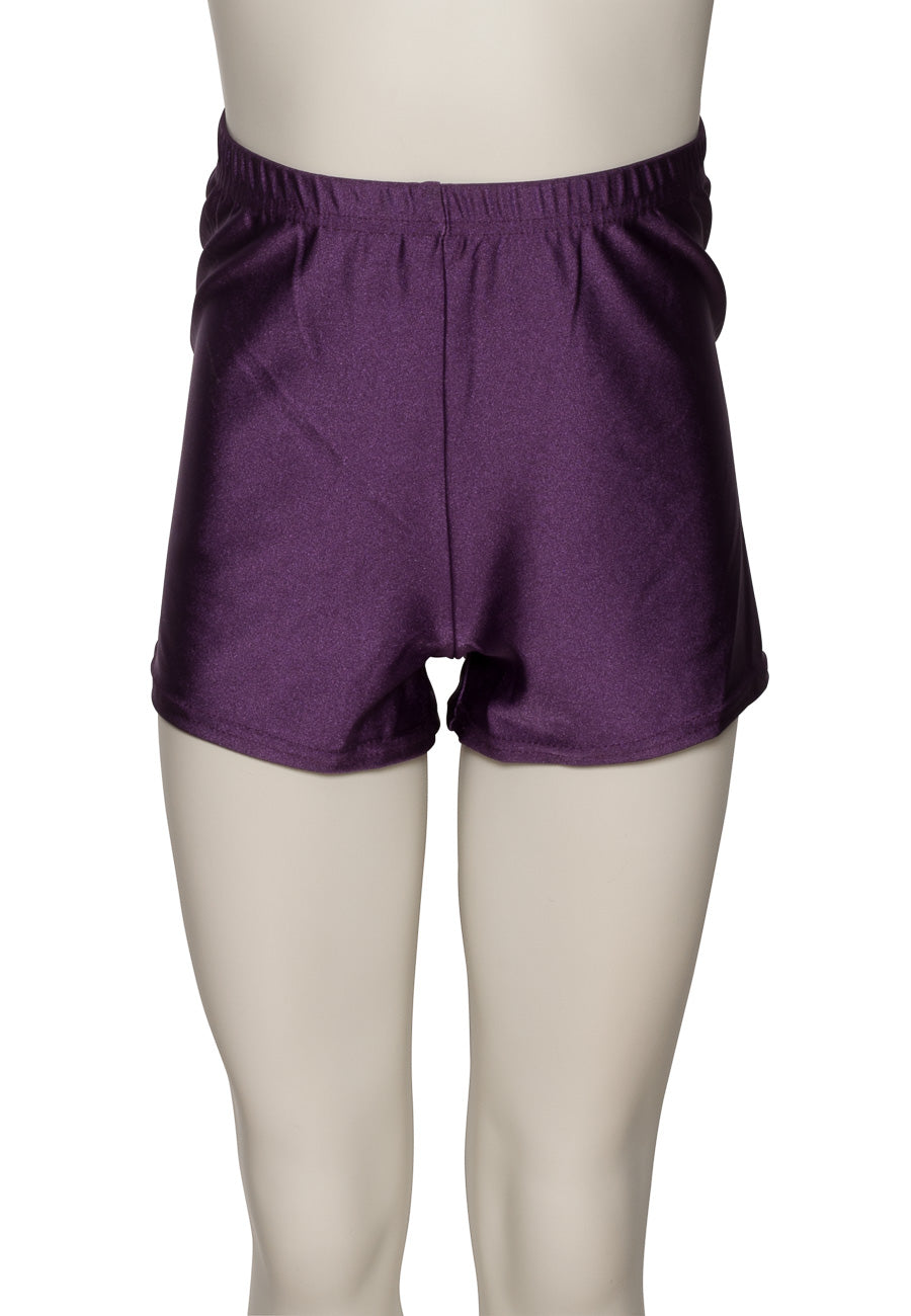 KHPN-5 Girls All Colours Nylon Lycra Dance Gymnastics Running Shorts Hot Pants