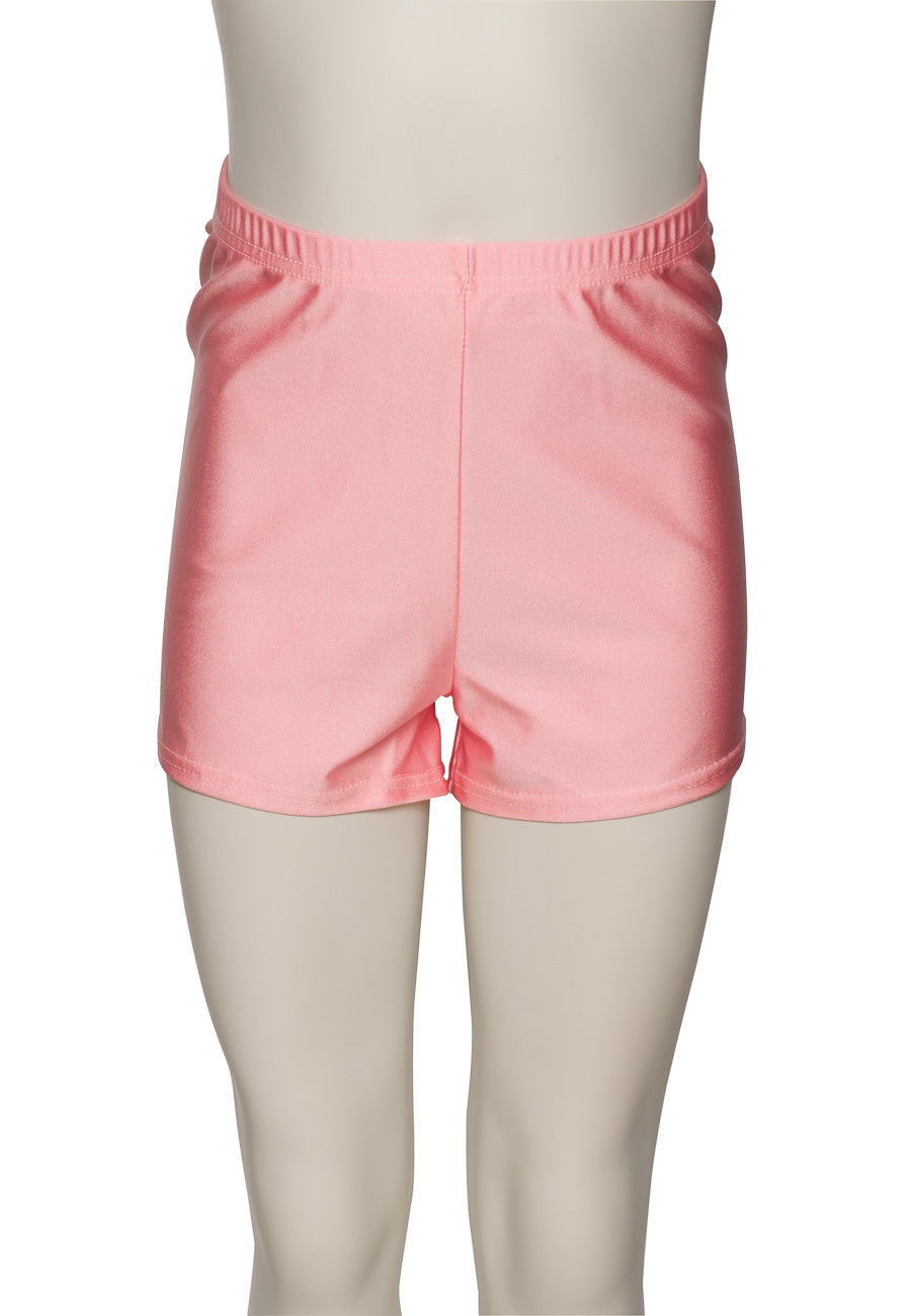 KHPN-5 Girls All Colours Nylon Lycra Dance Gymnastics Running Shorts Hot Pants