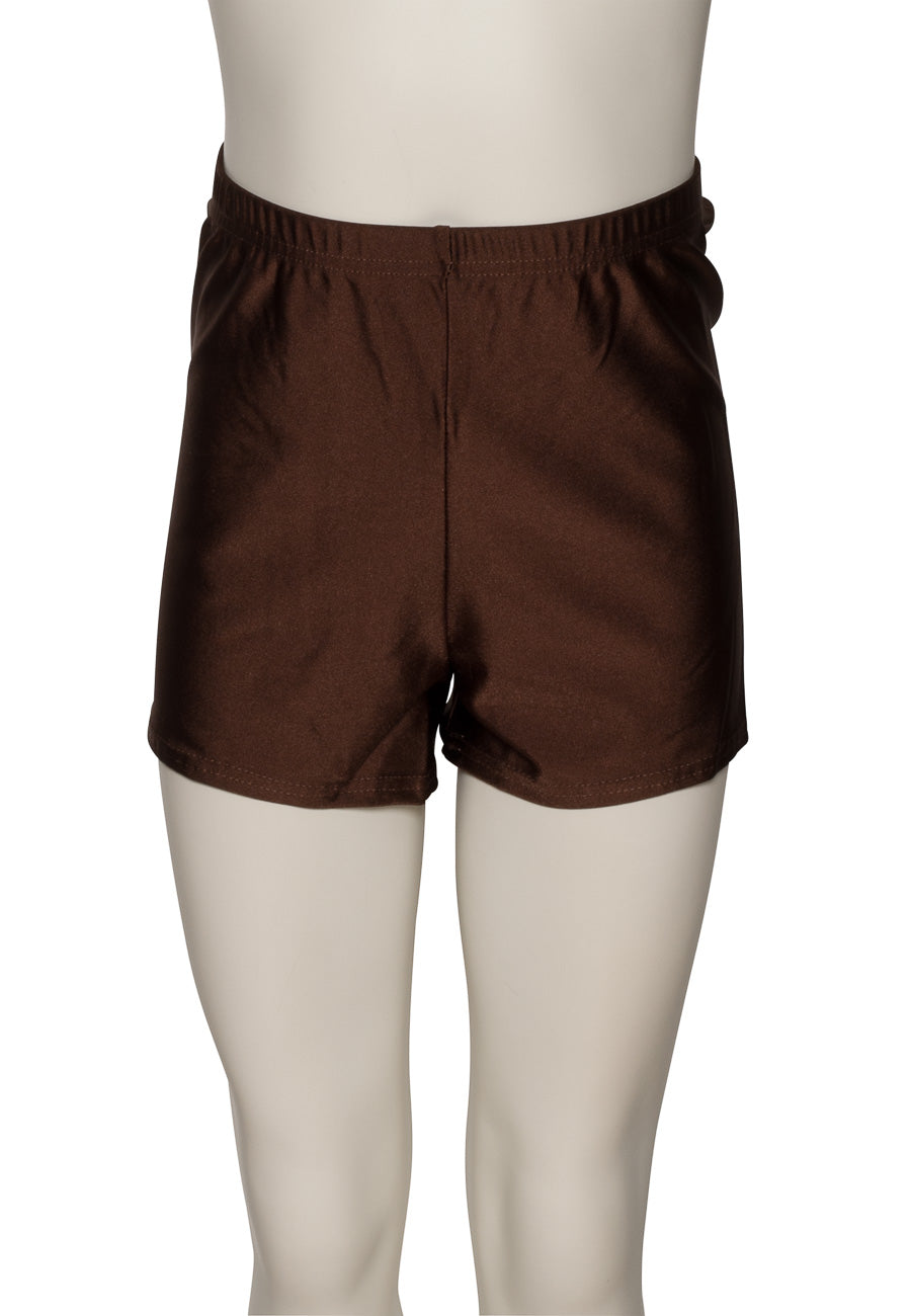 KHPN-5 Girls All Colours Nylon Lycra Dance Gymnastics Running Shorts Hot Pants