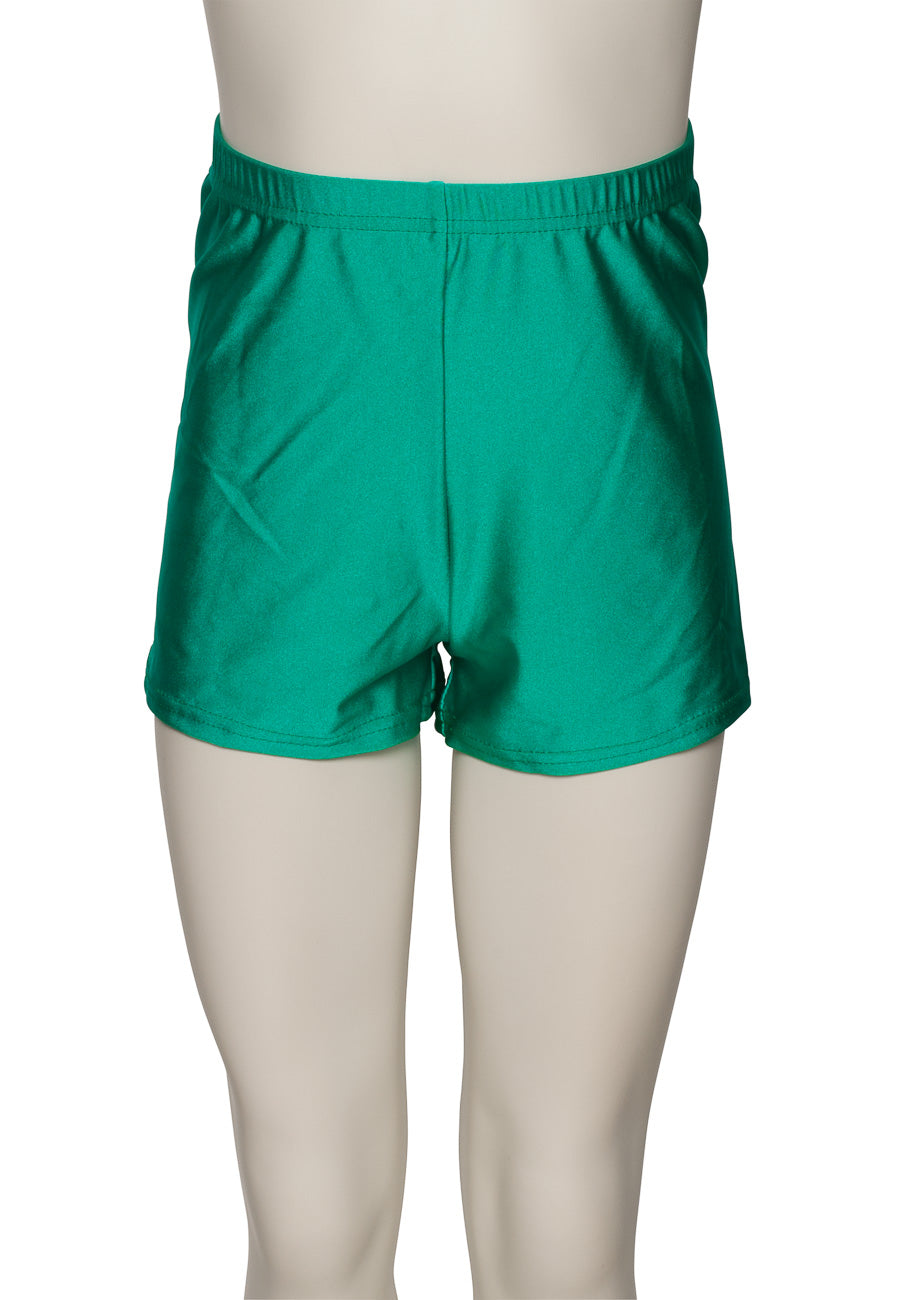 KHPN-5 Girls All Colours Nylon Lycra Dance Gymnastics Running Shorts Hot Pants