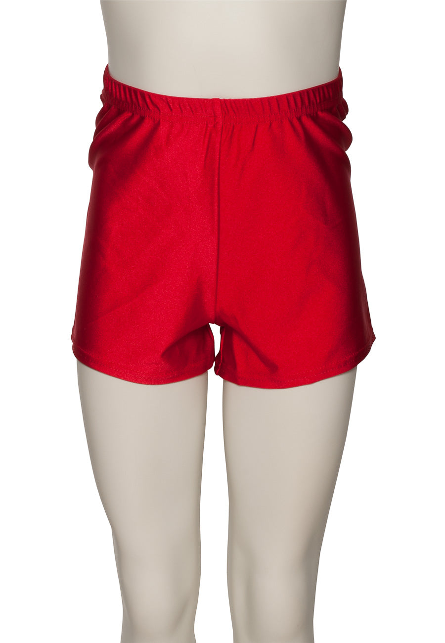 KHPN-5 Girls All Colours Nylon Lycra Dance Gymnastics Running Shorts Hot Pants