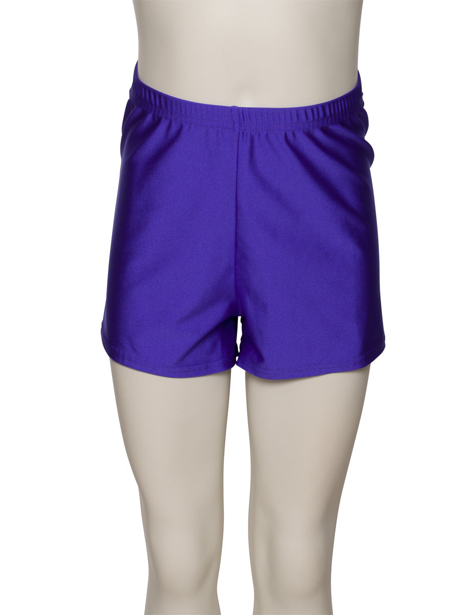 KHPN-5 Girls All Colours Nylon Lycra Dance Gymnastics Running Shorts Hot Pants