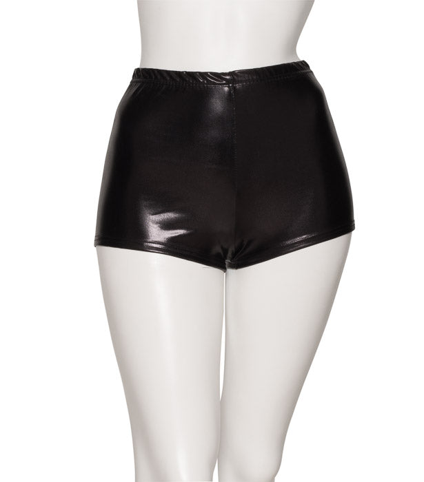 KHPM-5 Women's All Colours of Shiny METALLIC Dance Gymnastics Running Shorts Hot Pants