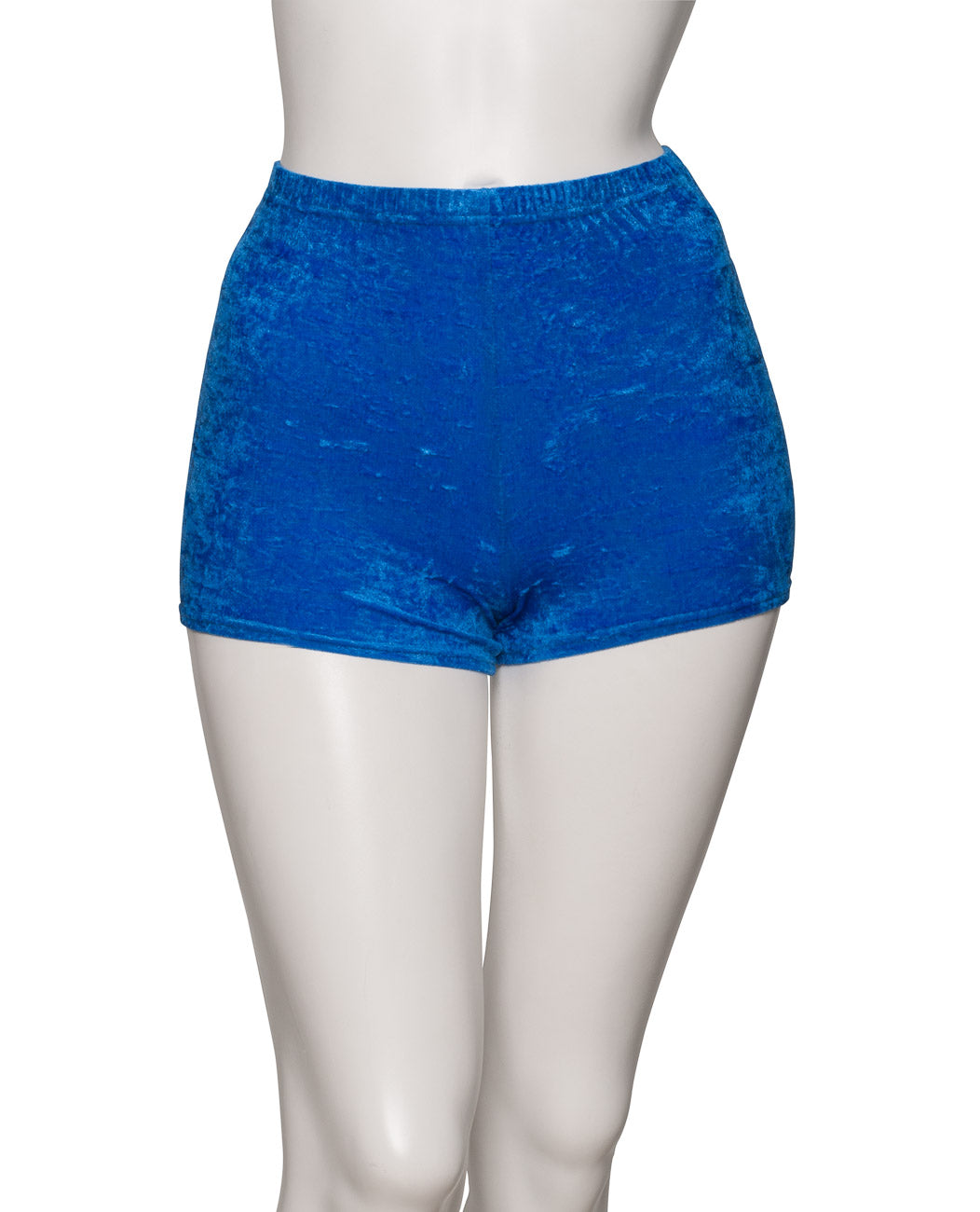 KHPV-5 Women's All Colours Velour Velvet Dance Gymnastics Running Shorts Hot Pants