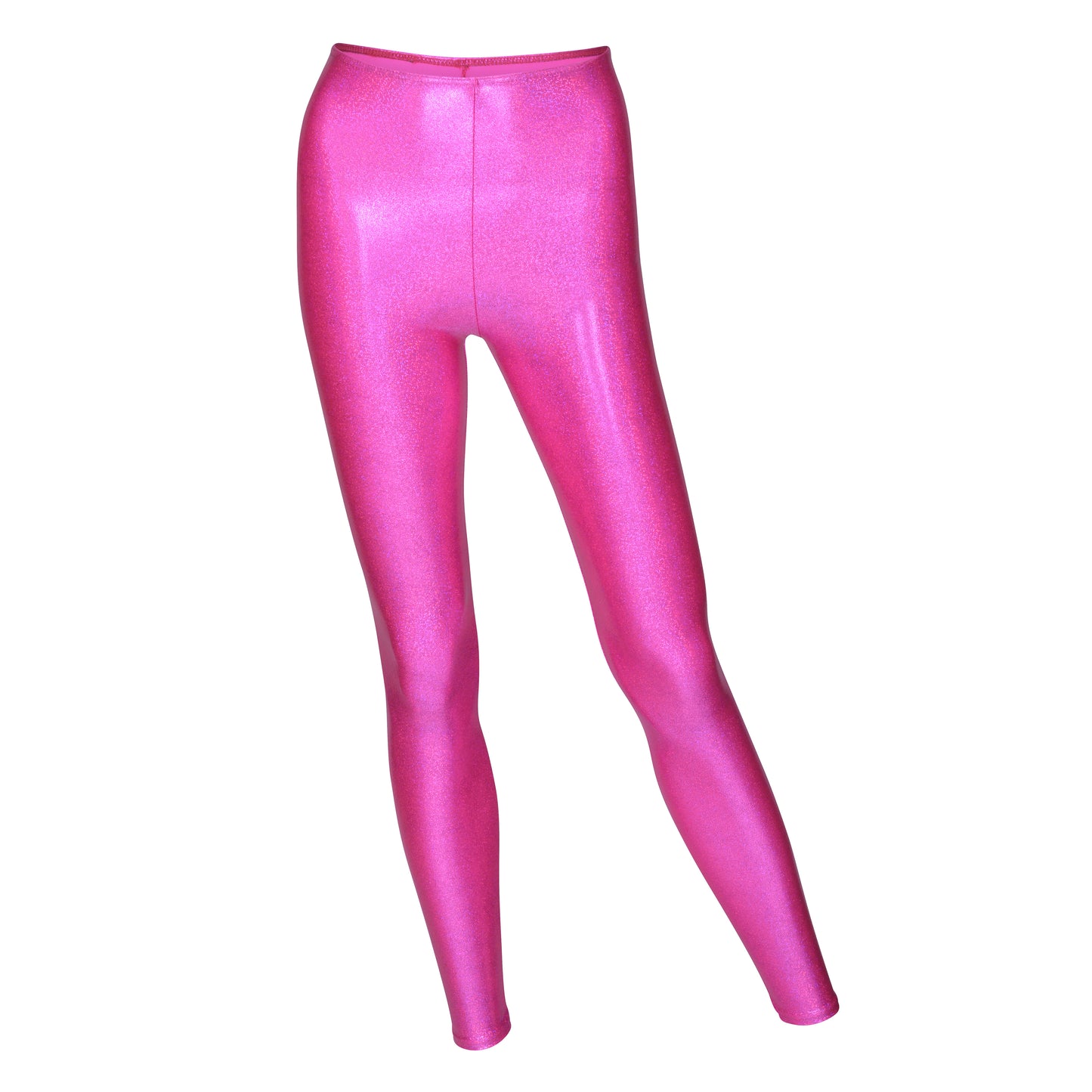 KDT002 Women's Girls All Colours SPARKLY HOLOGRAM Dance Footless Tights Leggings