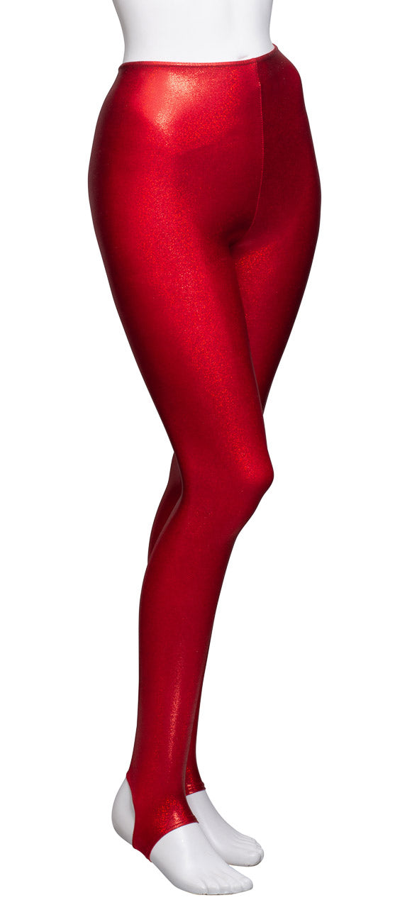 KDT001 Women's Girls All Colours SPARKLY HOLOGRAM Dance Tights Leggings With Stirrups