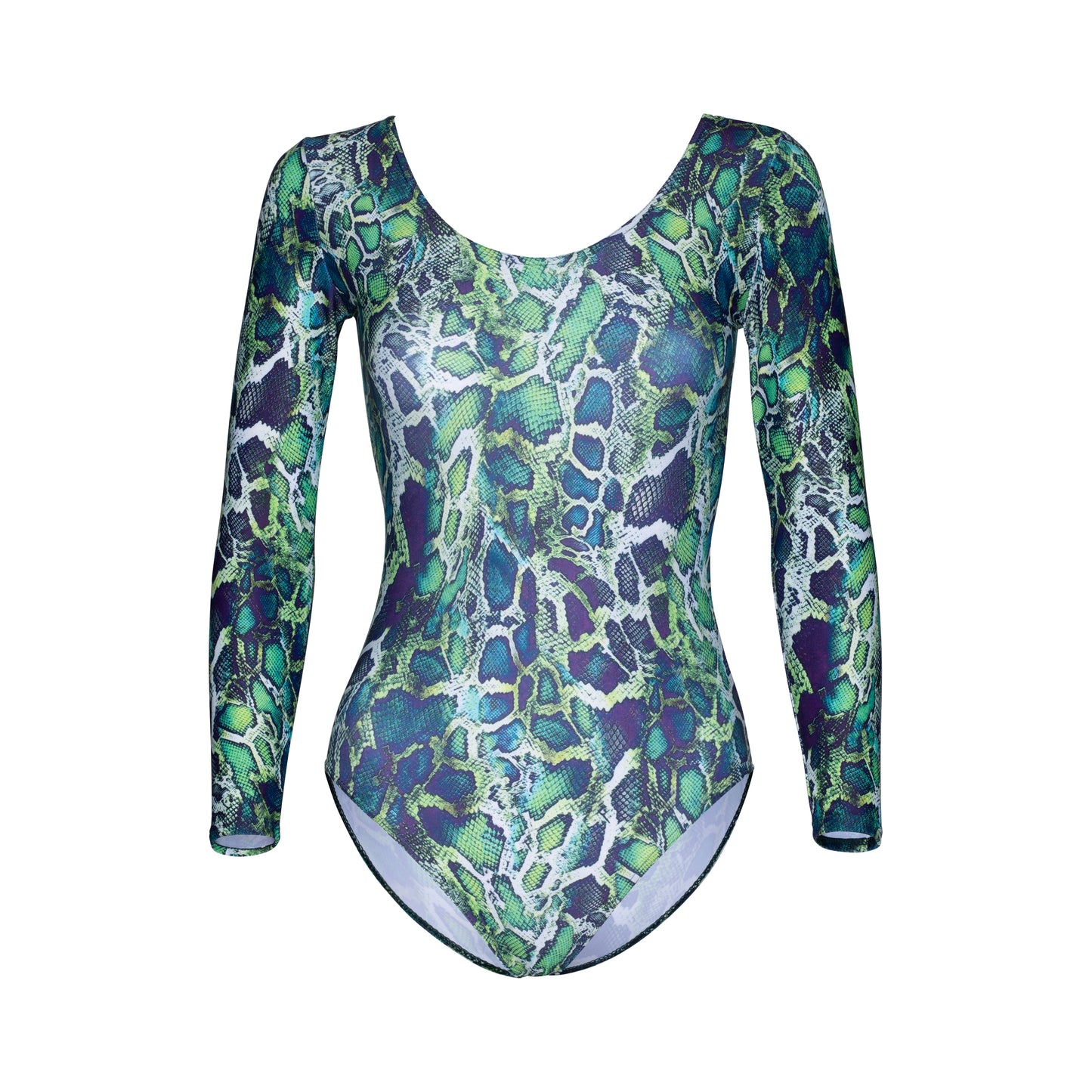KDC029 All Colours ANIMAL PRINT Women's Girls Lycra Long Sleeve Dance Leotard