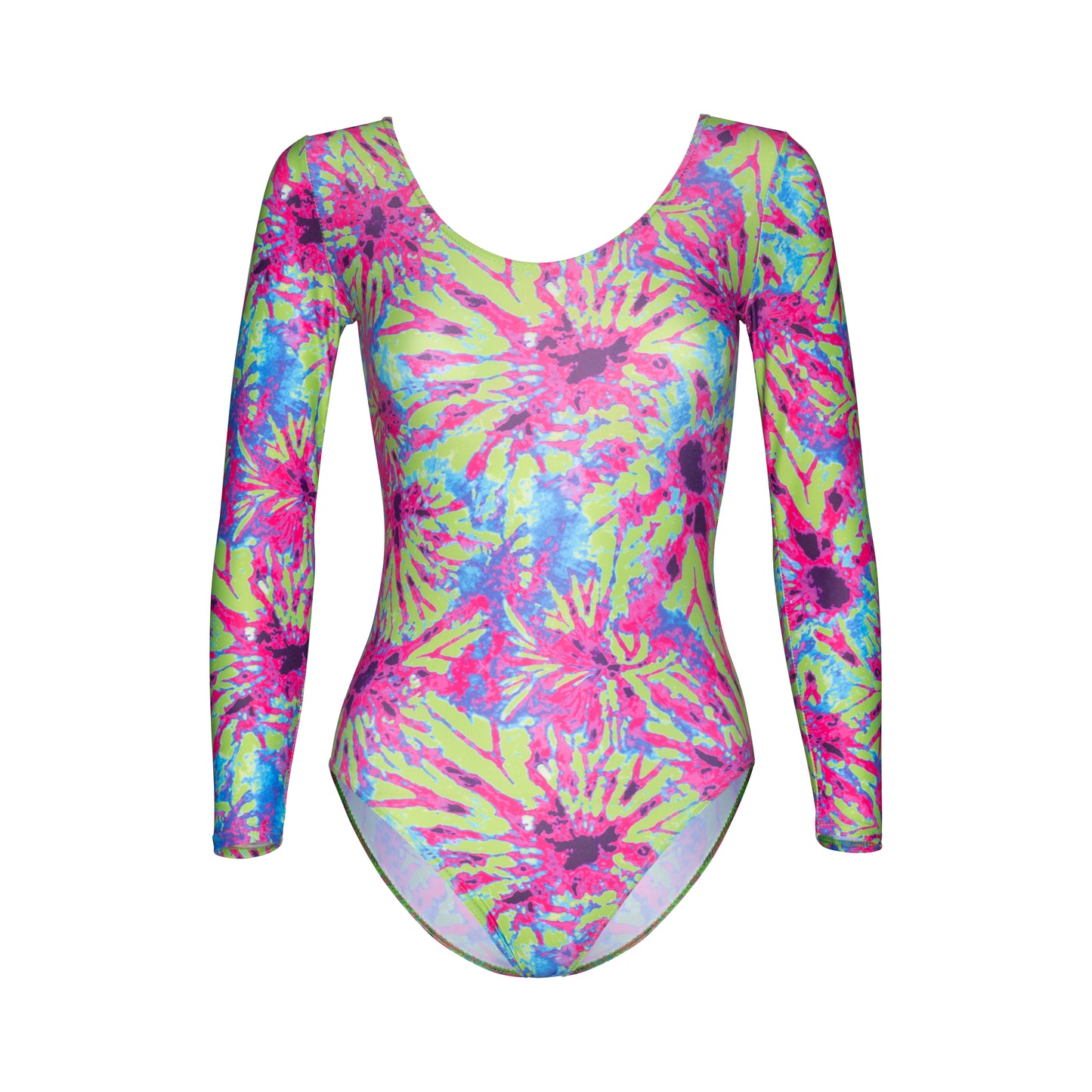 KDC029 Women's Girl's Variety Of Festival Multi Coloured Print Sleeveless Leotards